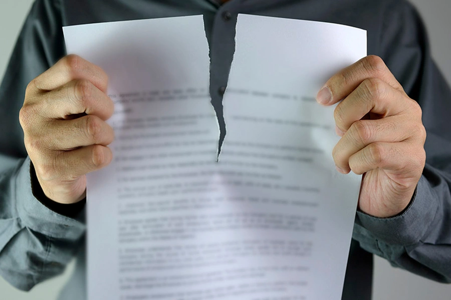 شرایط فسخ قرارداد