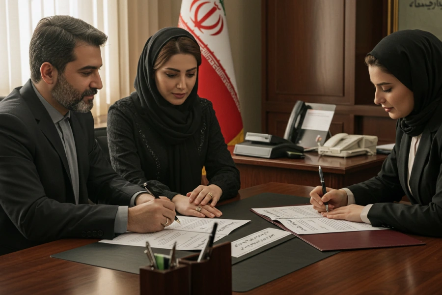 برگه طلاق نامه