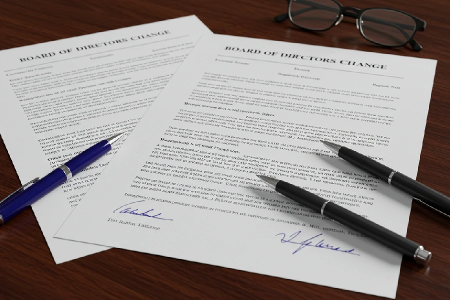 تغییر اعضای هیئت مدیره